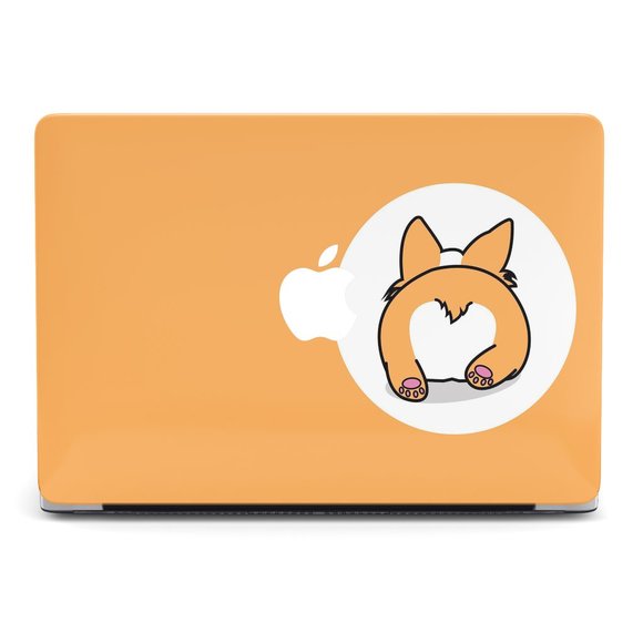 Cute Welsh Corgi Painted Dog case for apple MacBook All Generations Air Pro - Picture 1 of 5
